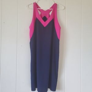 Felicity and Coco Blue Hot Pink Shift Dress